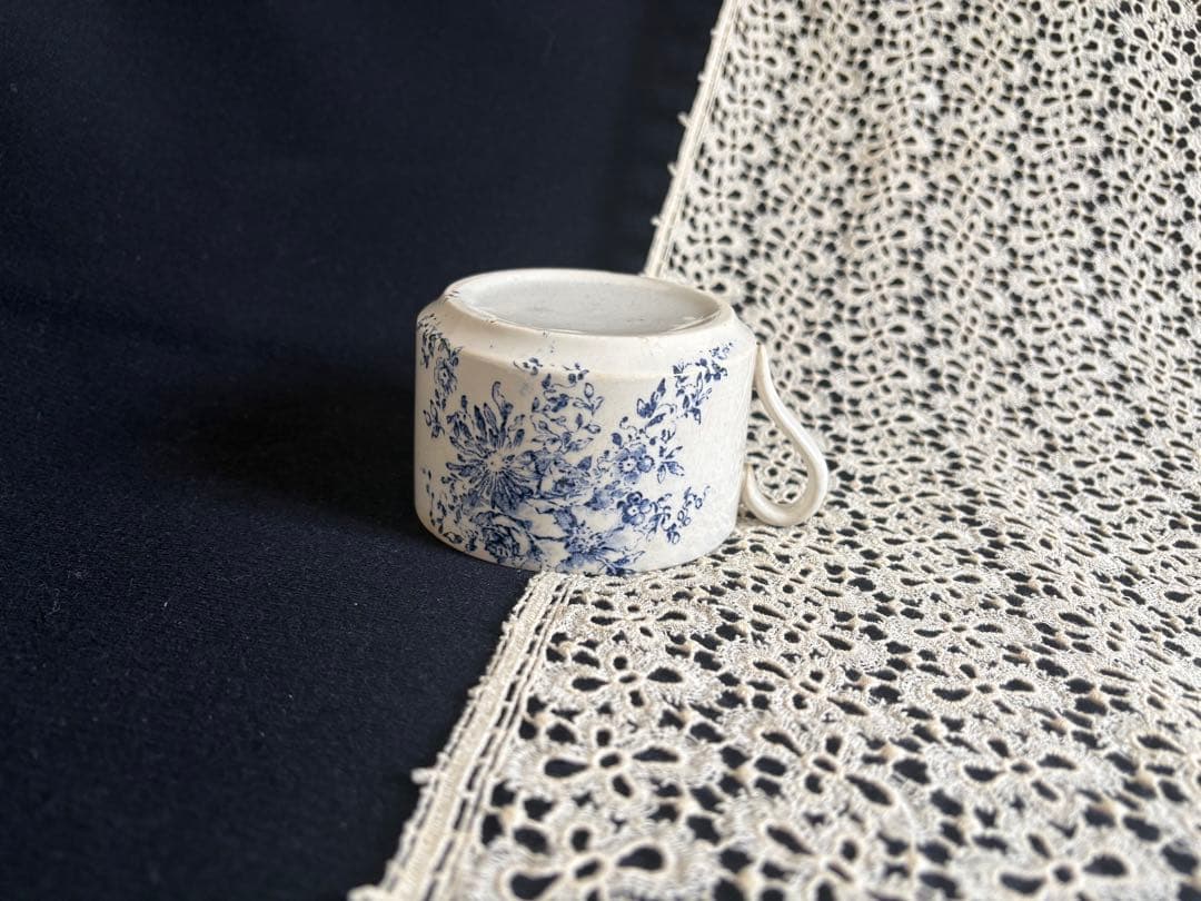 フランスアンティーク ショコラカップ サルグミンヌ ジアン クレイユモントロー