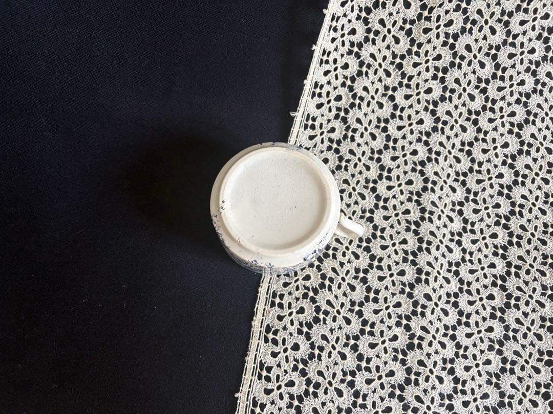 フランスアンティーク ショコラカップ サルグミンヌ ジアン クレイユモントロー