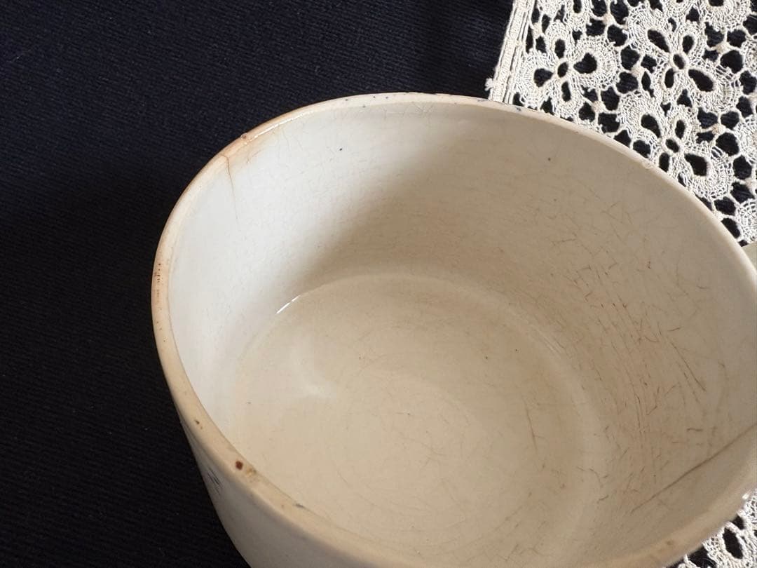 フランスアンティーク ショコラカップ サルグミンヌ ジアン クレイユモントロー