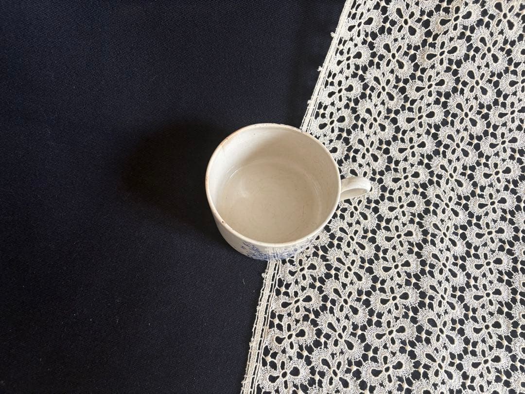 フランスアンティーク ショコラカップ サルグミンヌ ジアン クレイユモントロー