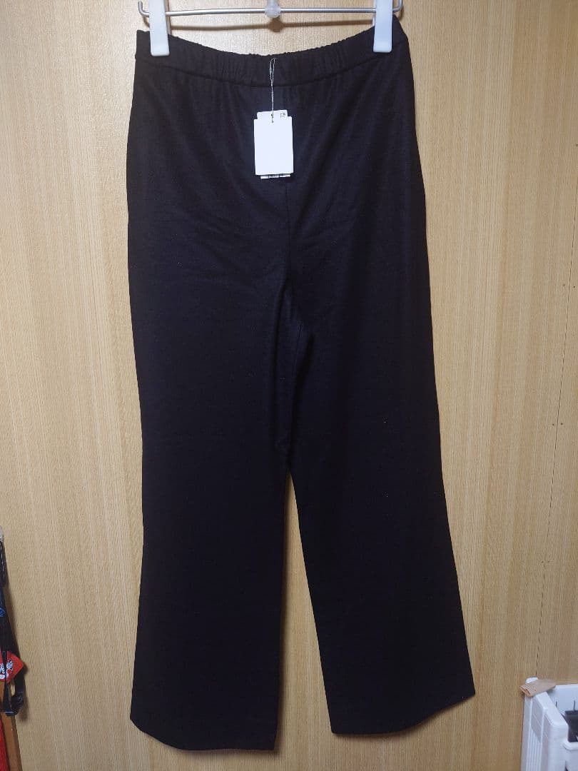 【新品】theory luxe 23FW プルオンパンツ ブラック 自宅洗い可