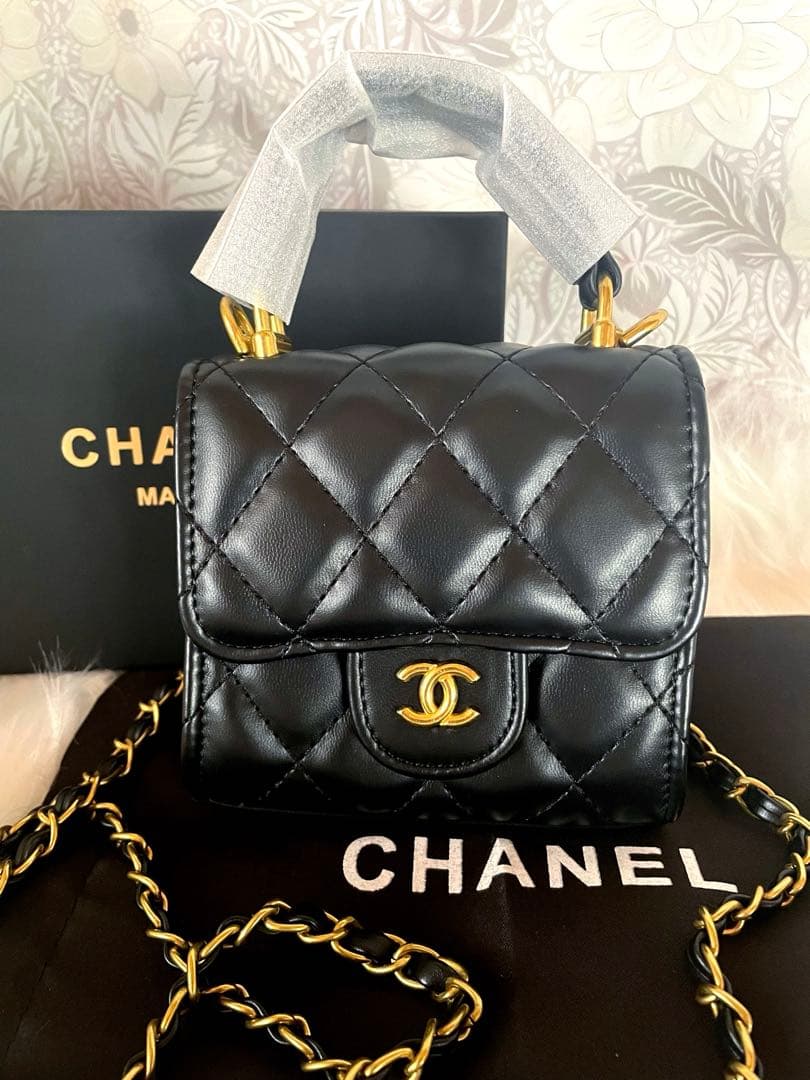 【非売品】CHANEL ウォレット　キルティング チェーン　ショルダーバッグ