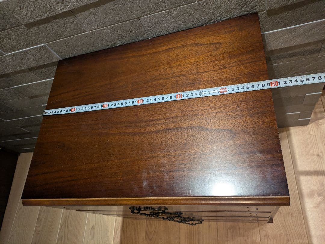 【カリモク】4段チェスト 木製 タンス 箪笥 クラシック アンティーク調