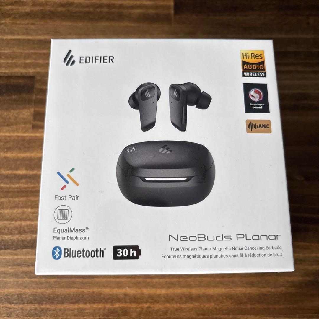 EDIFIER NeoBudsPlanar カナル型イヤホン　黒