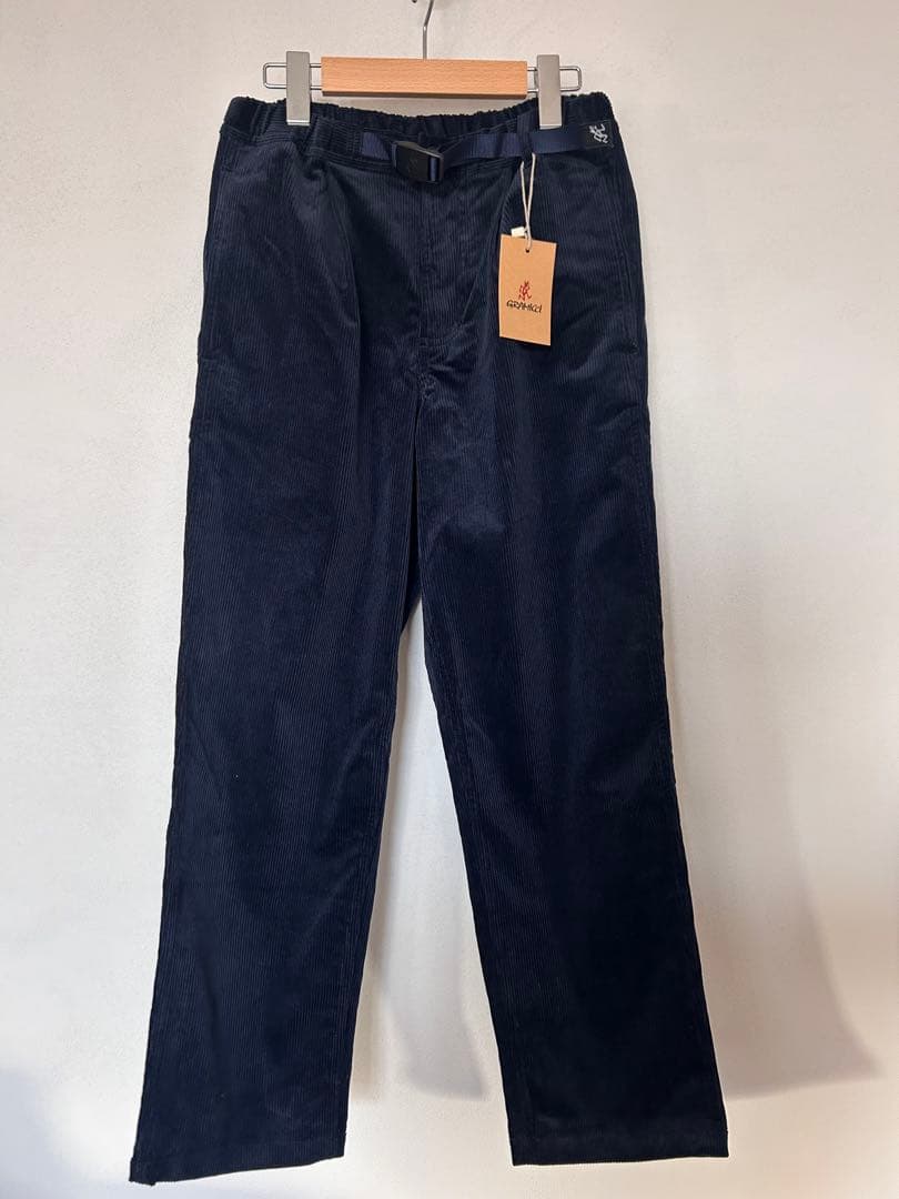 新品 SORA別注 Gramicci リラックスコーデュロイ1タックパンツ