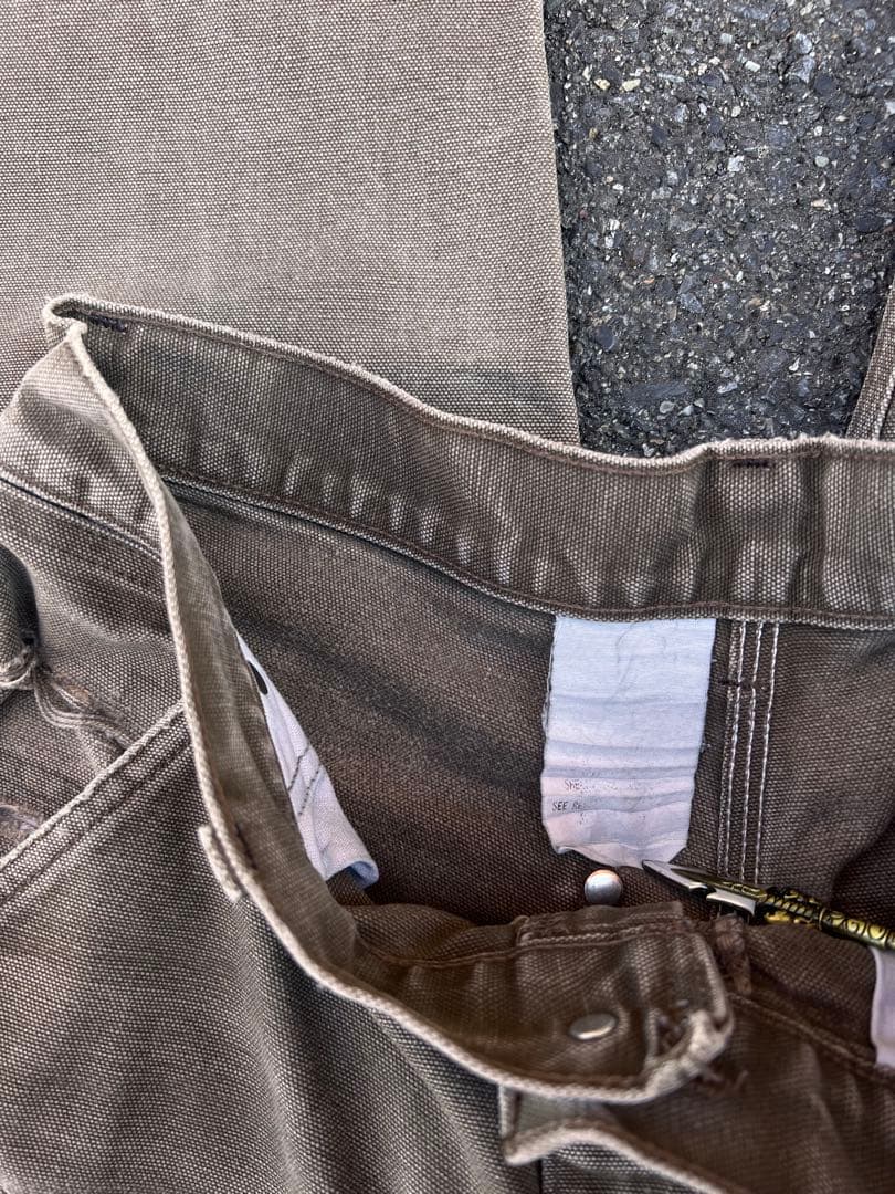 希少 90s カーハートダブルニーペインターパンツ USA製