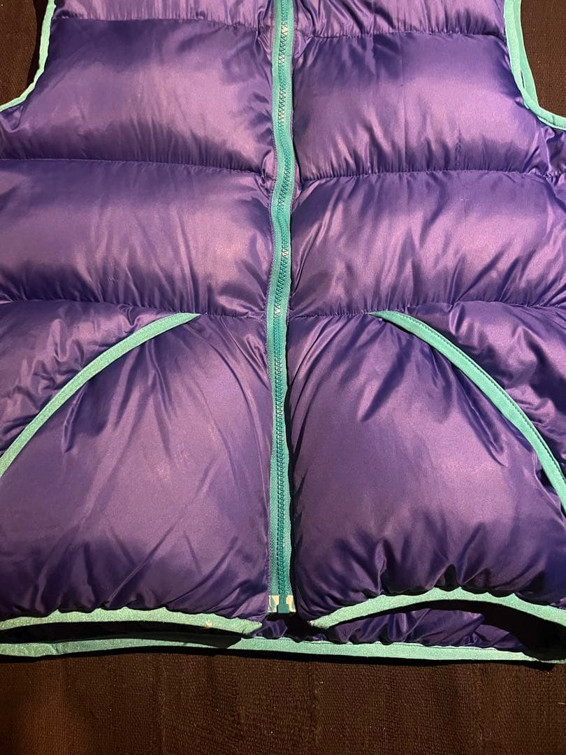 希少美品 80s アメリカ製 フェザードフレンズ ダウンベスト パープル