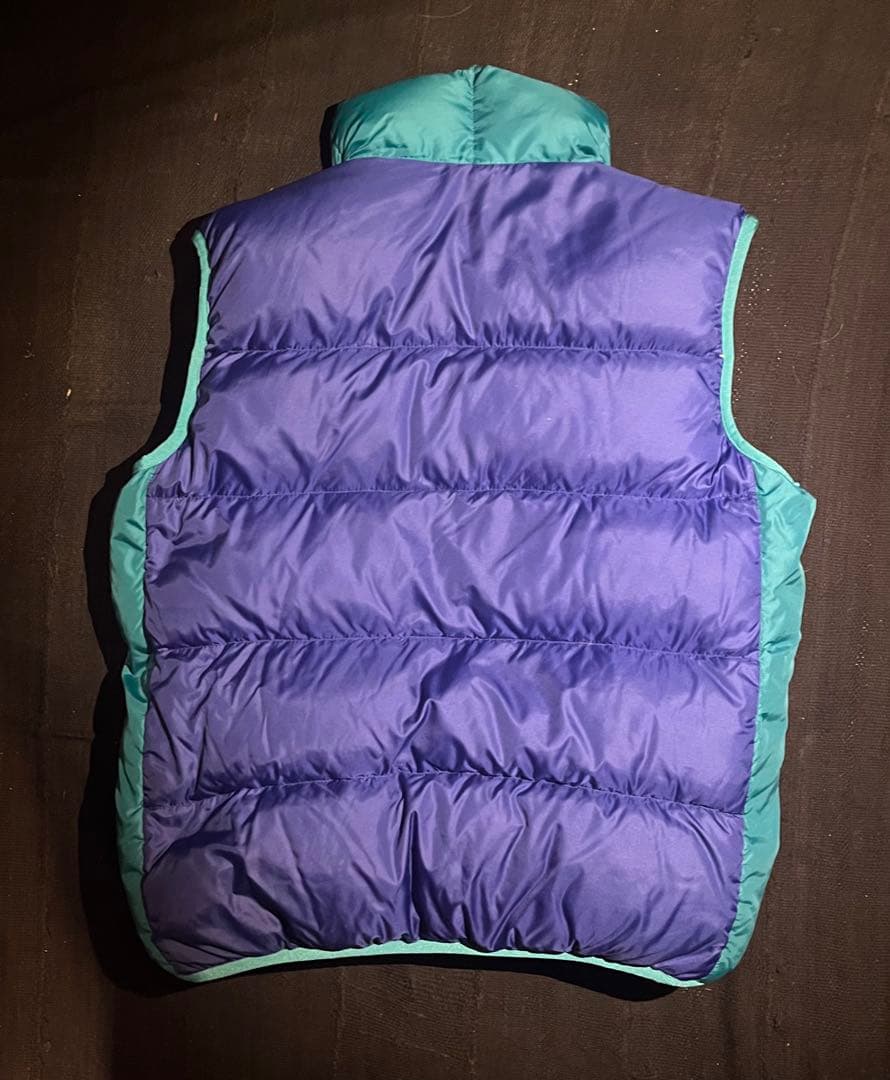 希少美品 80s アメリカ製 フェザードフレンズ ダウンベスト パープル