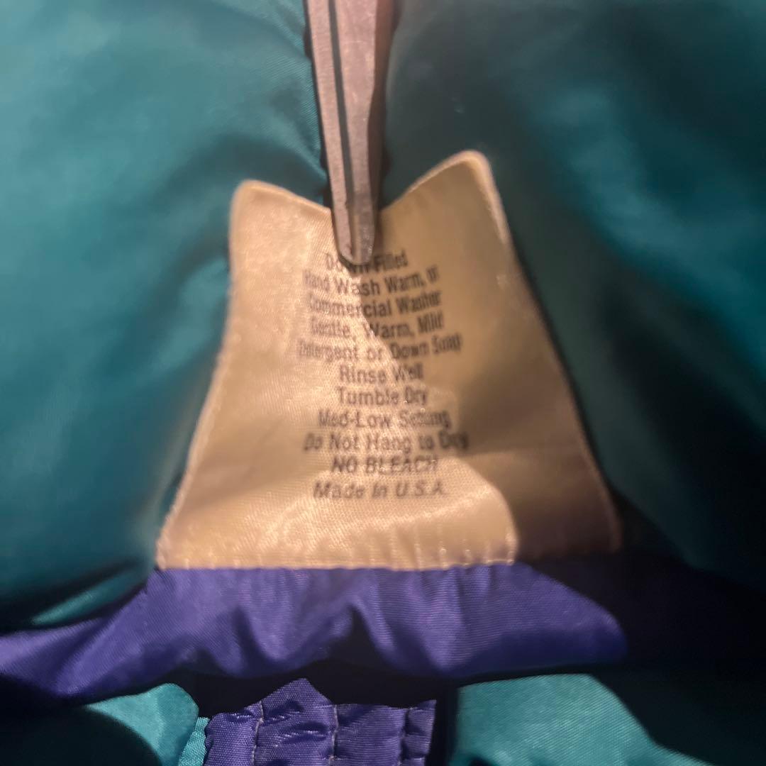 希少美品 80s アメリカ製 フェザードフレンズ ダウンベスト パープル