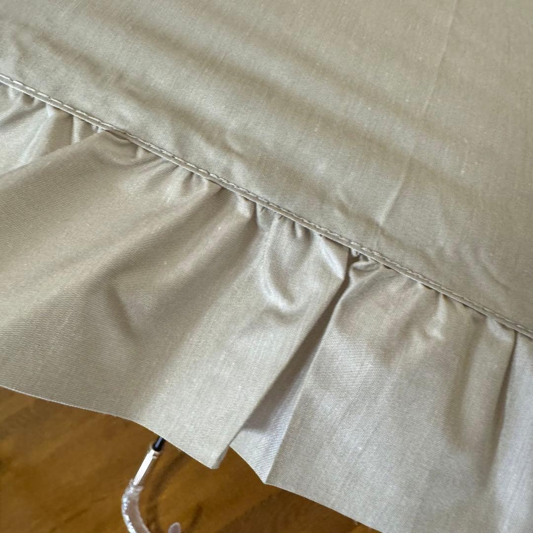 ★新品★ジルスチュアート　晴雨兼用　フリル　日傘　トップフラット　遮光　遮熱