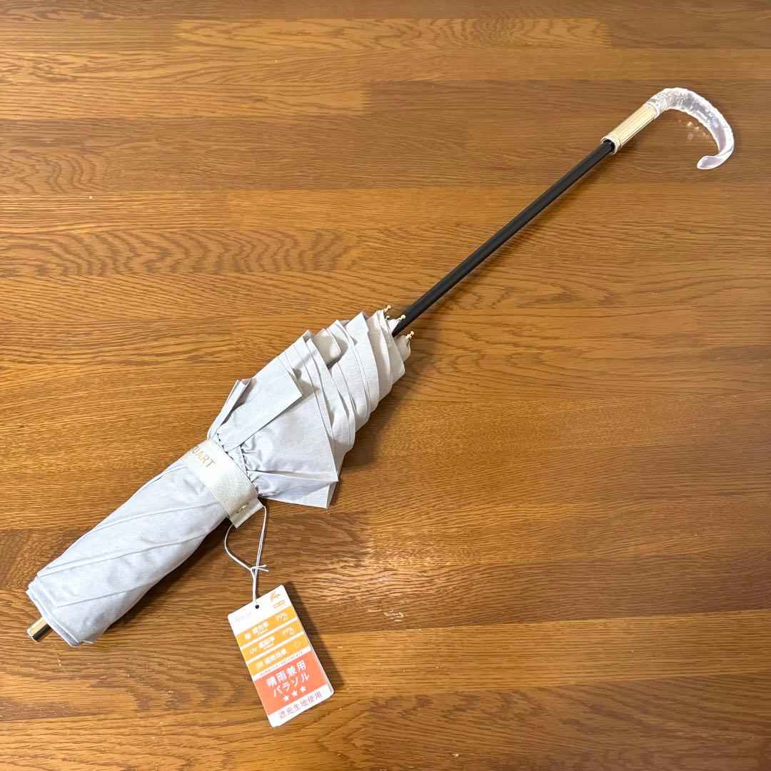 ★新品★ジルスチュアート　晴雨兼用　フリル　日傘　トップフラット　遮光　遮熱