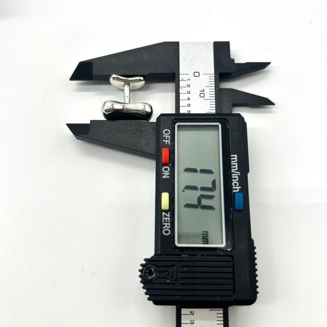 美品　ティファニー　ビーンズ　カフス　シルバー　925