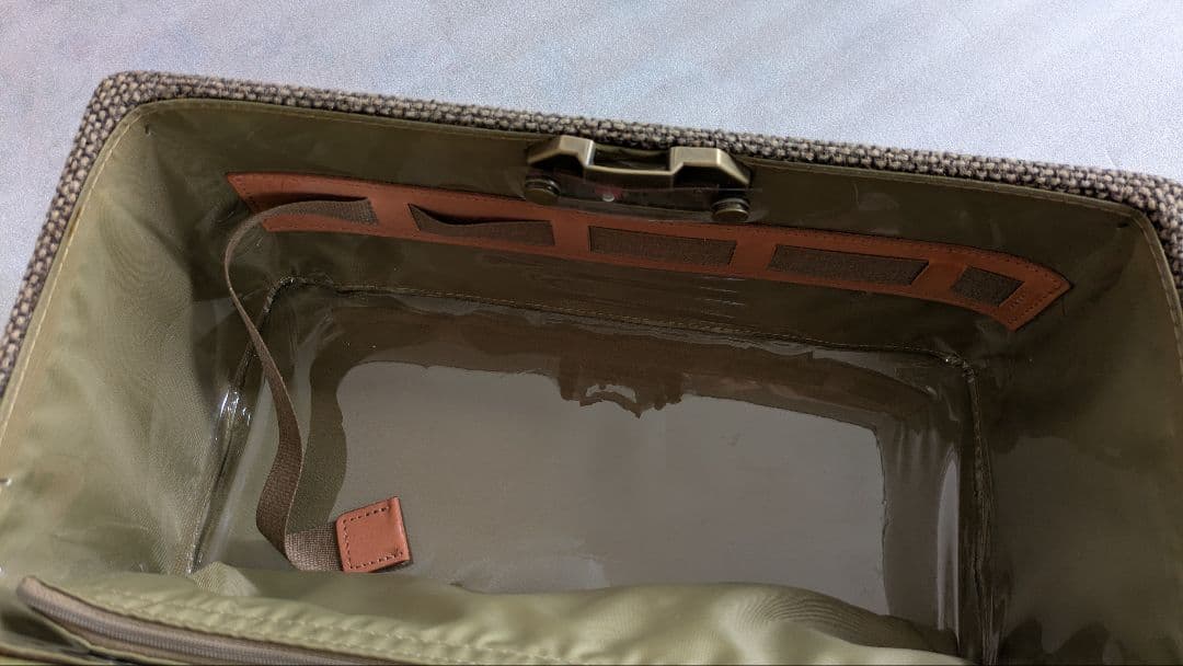 Hartmann　コスメティックケース　メイクボックス　ツイード