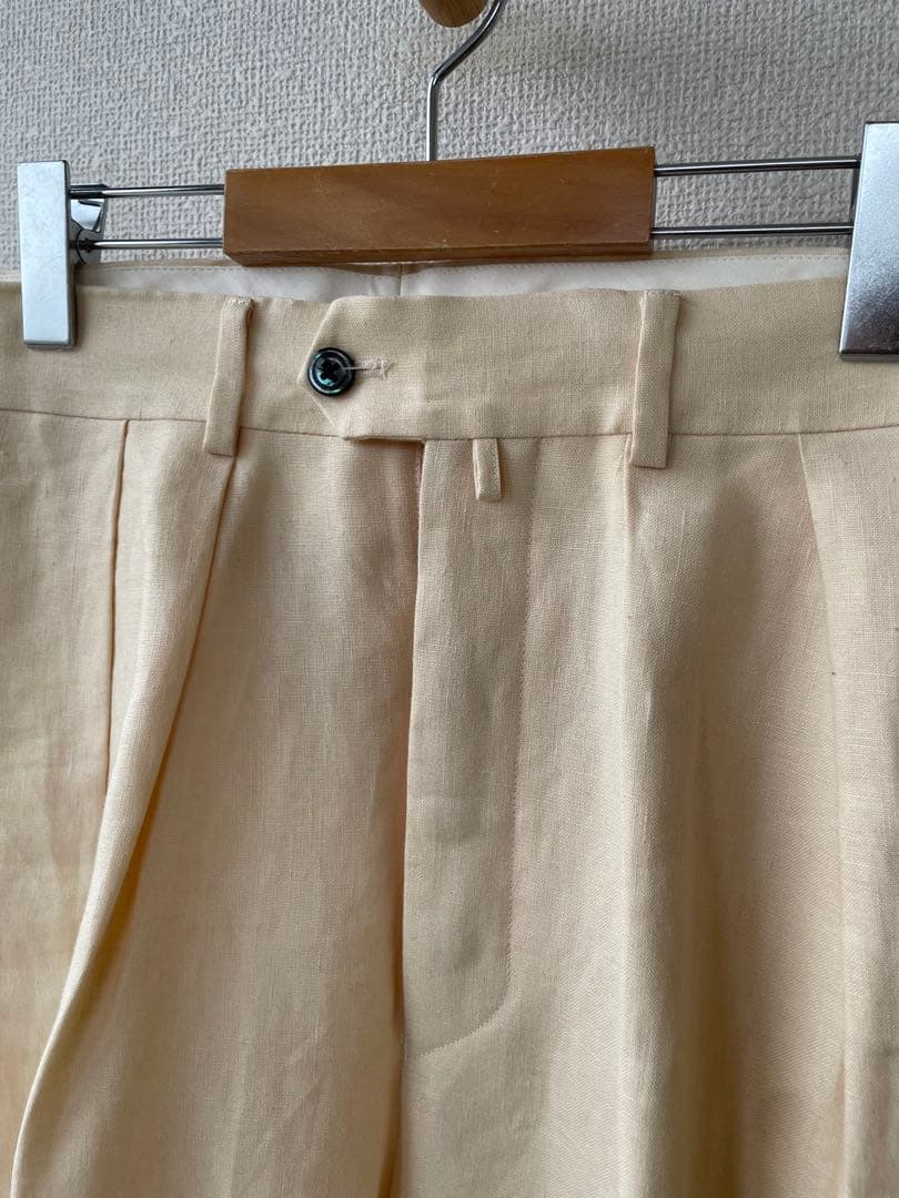 NEATニート リネンワイドパンツ スラックス スペンスブライソン