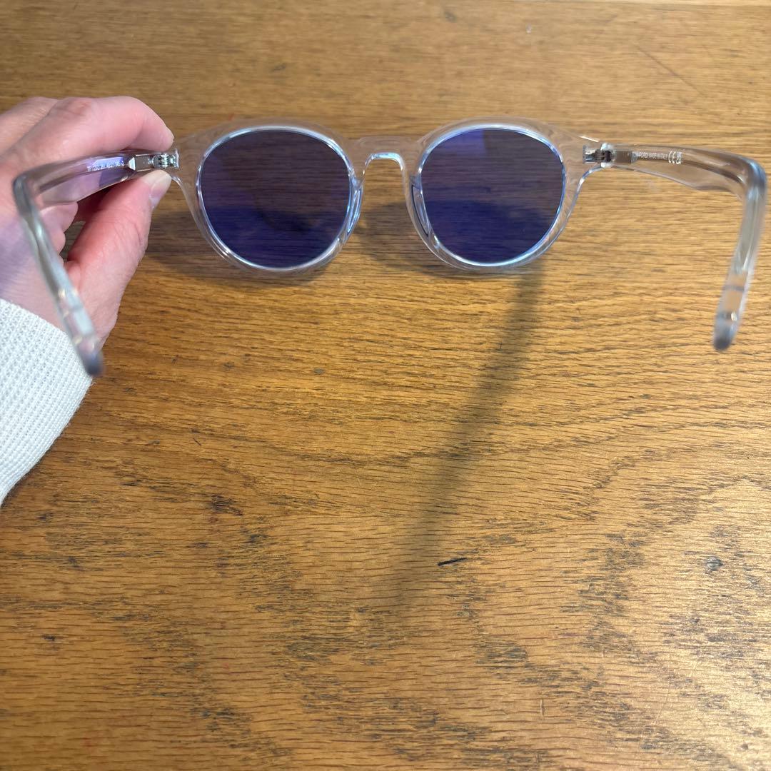 新品同様　TOM FORD クリアフレーム サングラス