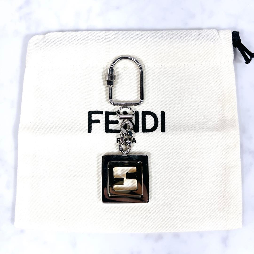 フェンディ ズッカ キーホルダー ゴールド シルバー ヴィンテージ