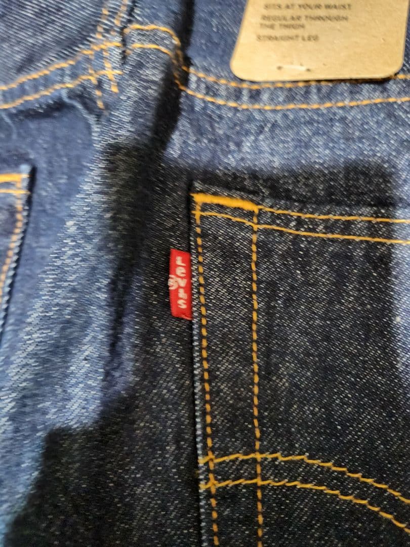 リーバイス 2ND トラッカーJKT L 501 セットアップ 濃紺 W34