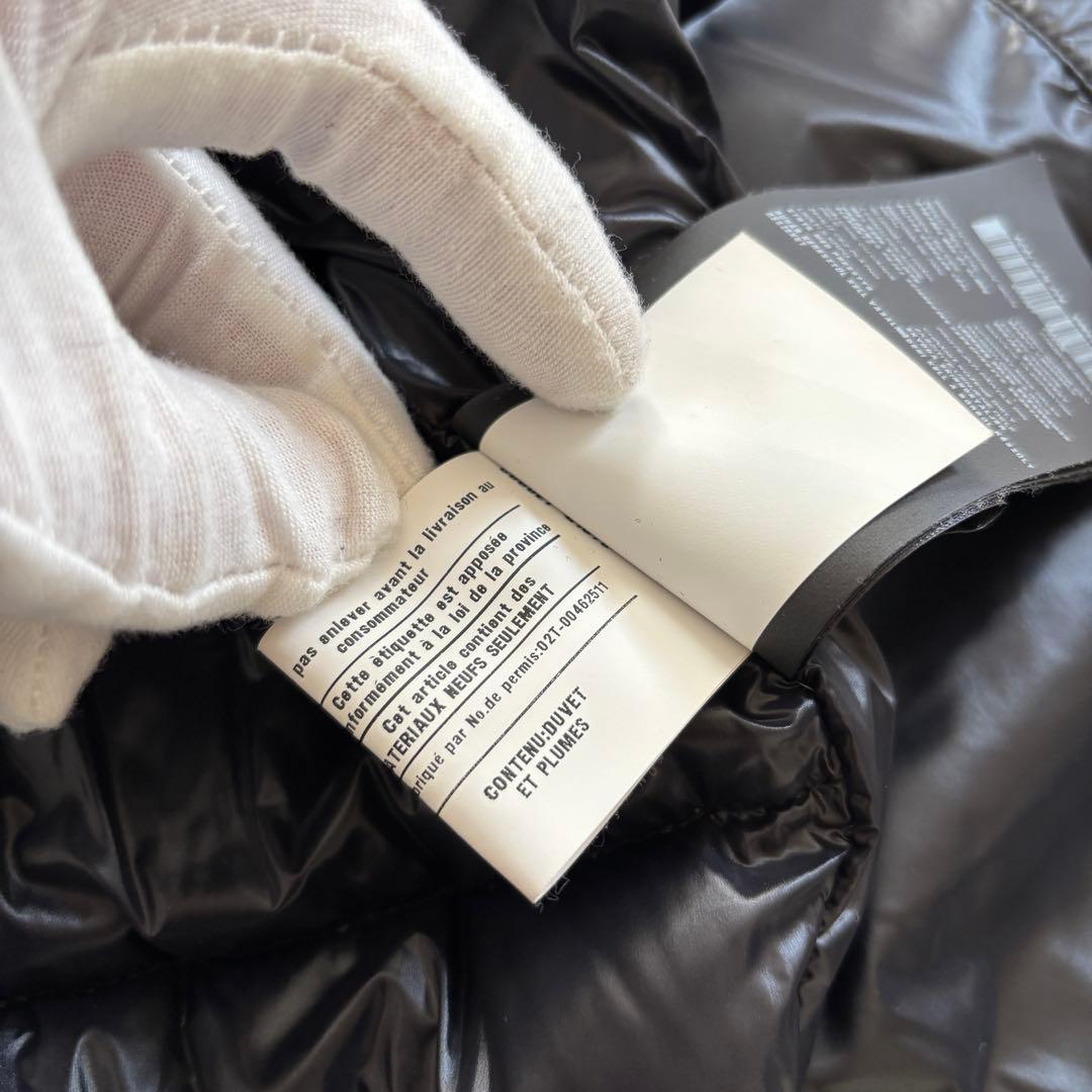 極美品 54/XL相当 PRADA プラダ ダウンベスト バイカー ブラック