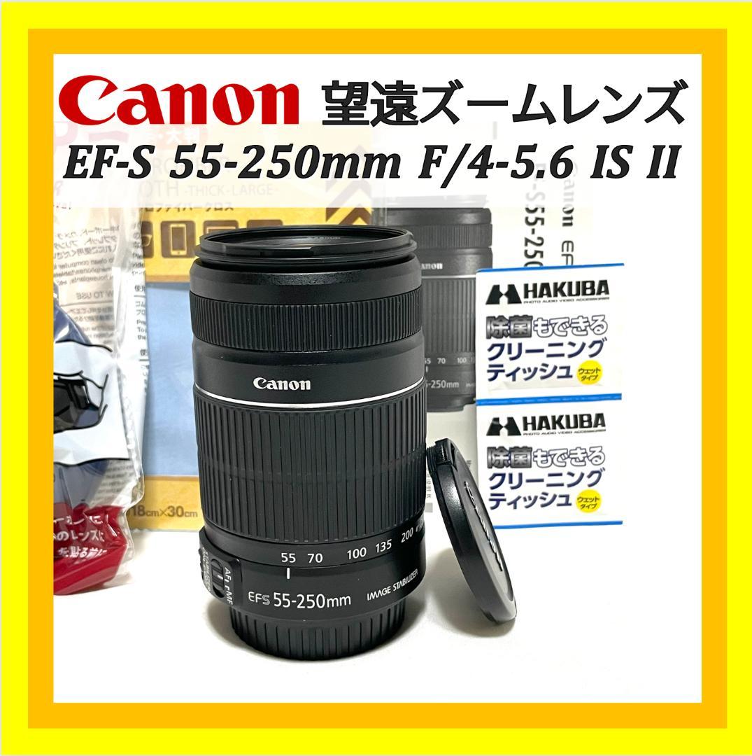 遠くの被写体もくっきり❣️ EF-S 55-250mm IS II 超美品✨