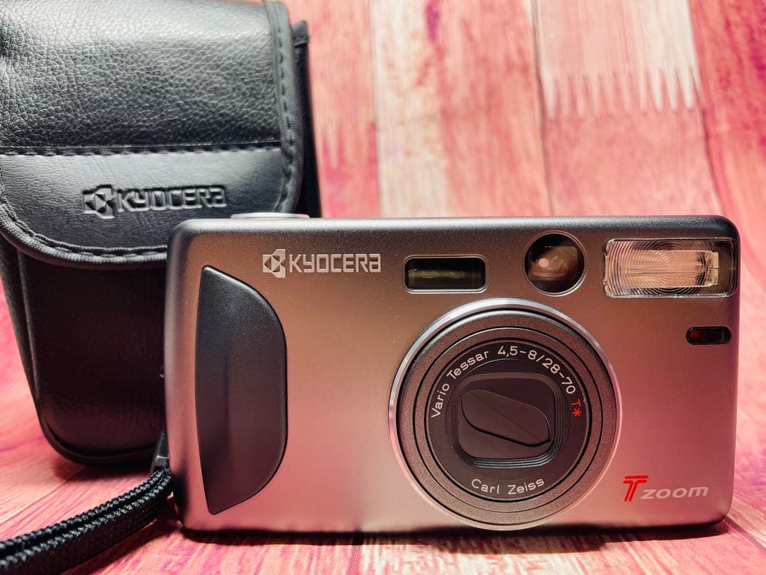 美品 KYOCERA キョーセラ T zoom 4.5-8/28-70