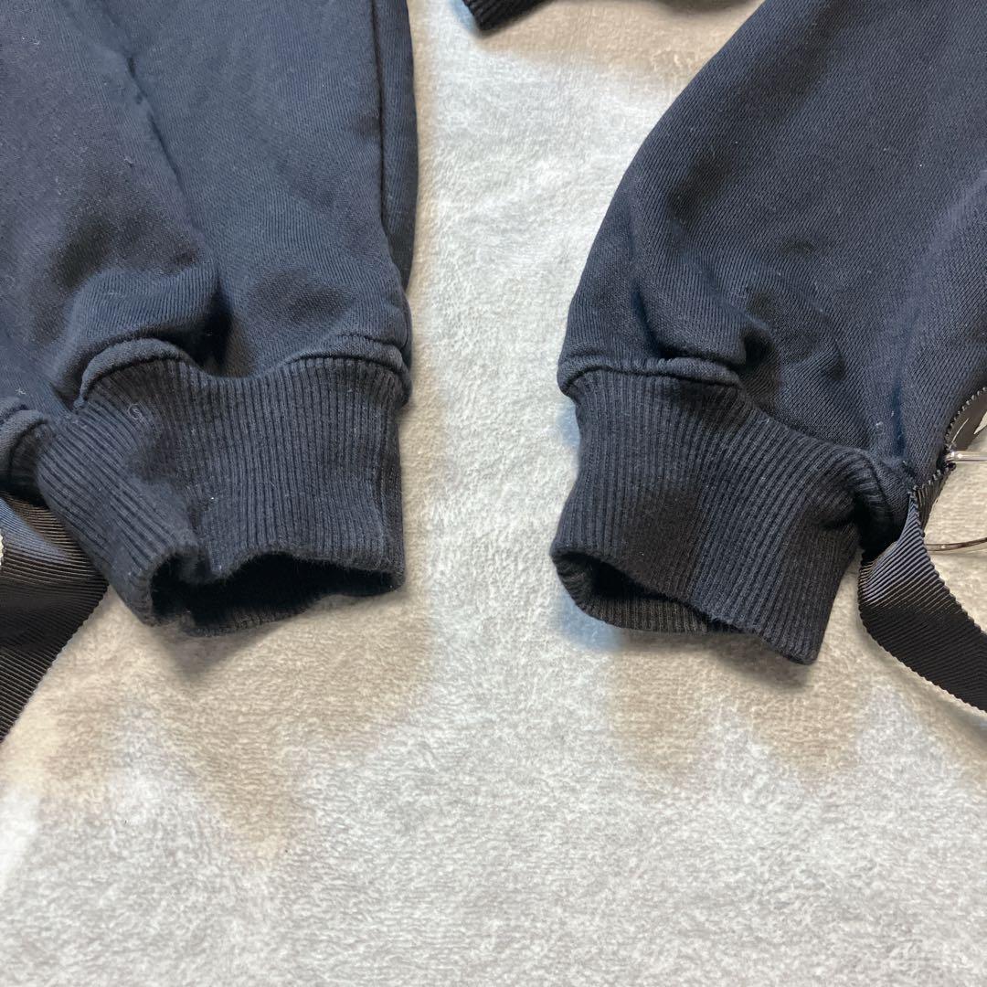 REFLEM レフレム Dリング ロゴテープ ジップアップ パーカー ブラック