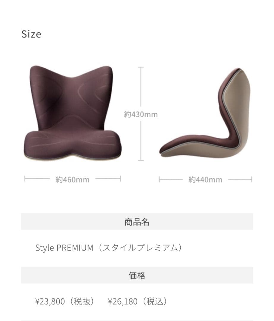 美品】MTG Style PREMIUM スタイルプレミアム グレー 姿勢矯正