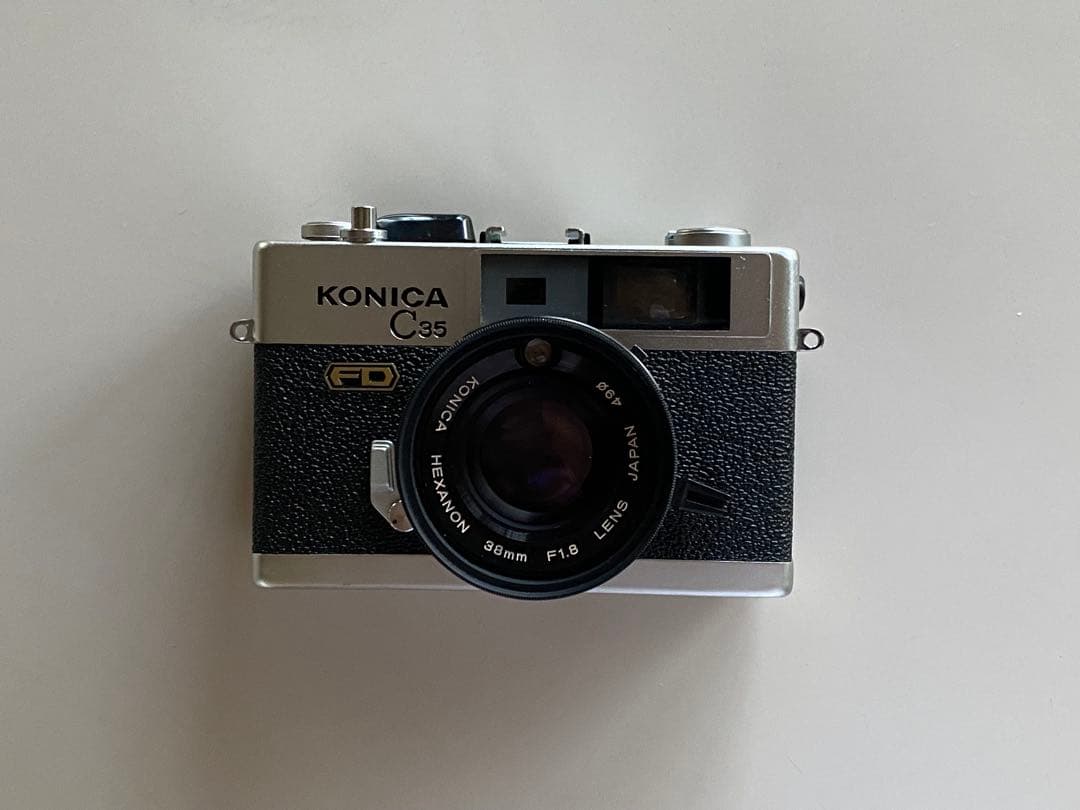 フィルムカメラ Konica C35 FD Hexanon 38mm F1.8