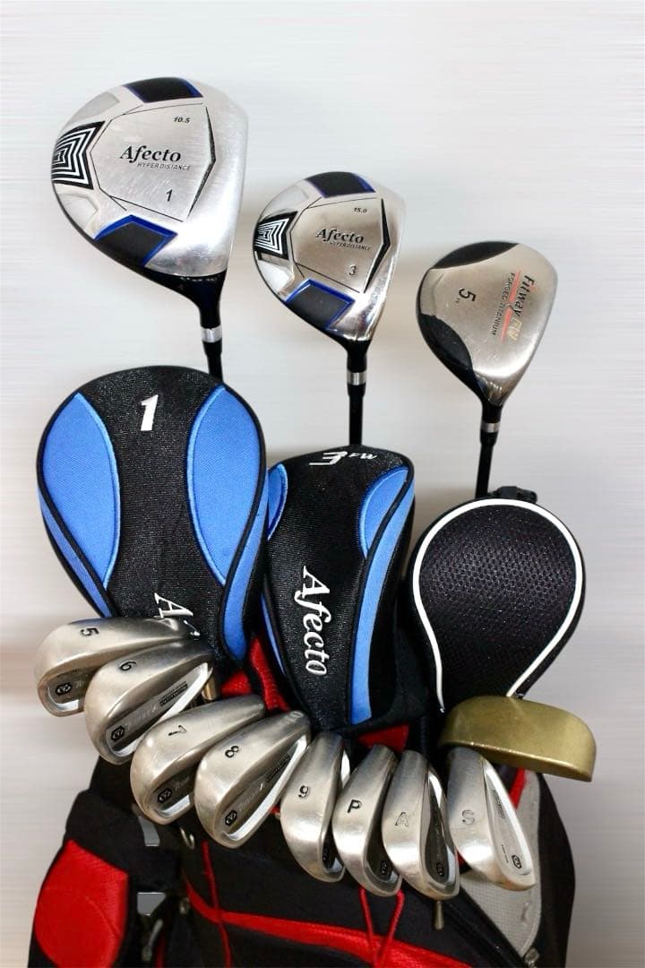 Afecto.トブンダ等 ゴルフクラブ フルセット❗️キャディバッグ付