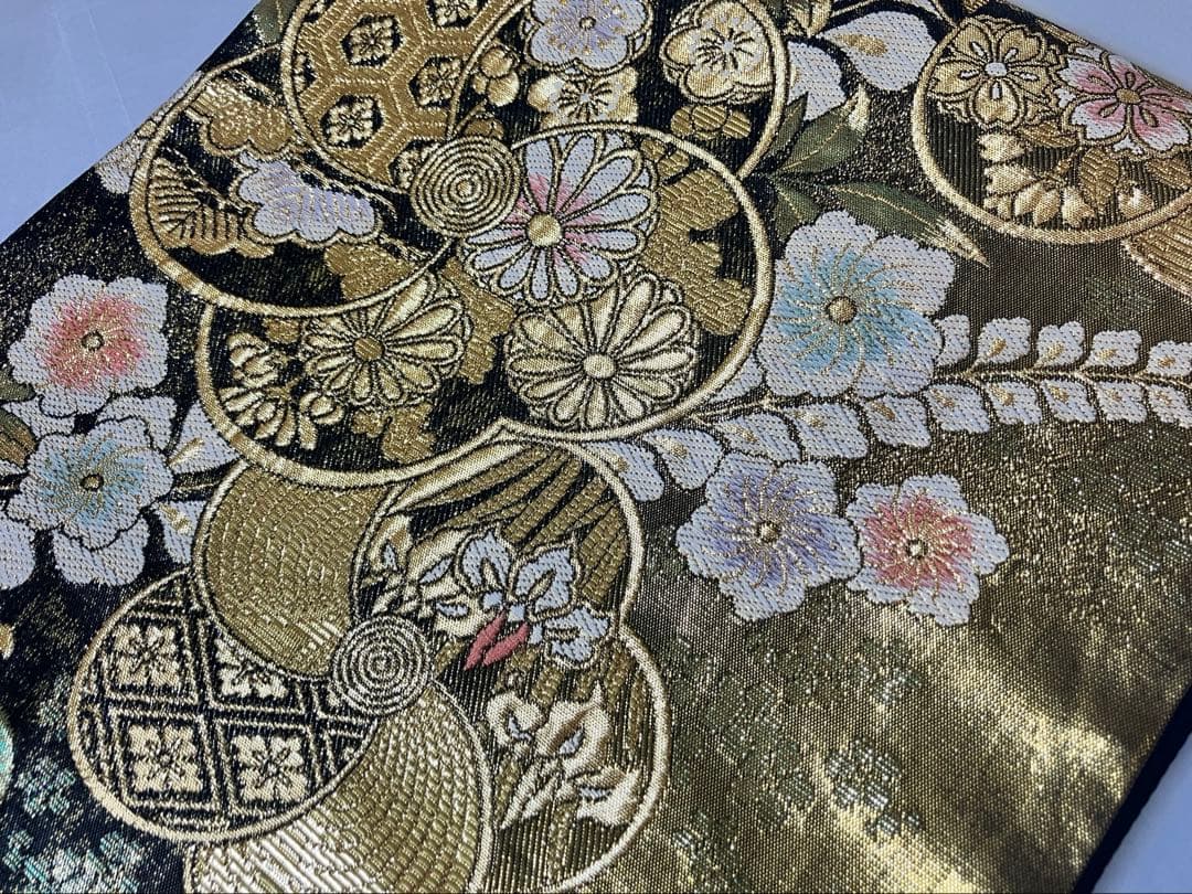 袋帯 桜 梅 藤 菊 杜若 辻が花 松 花紋 成人式