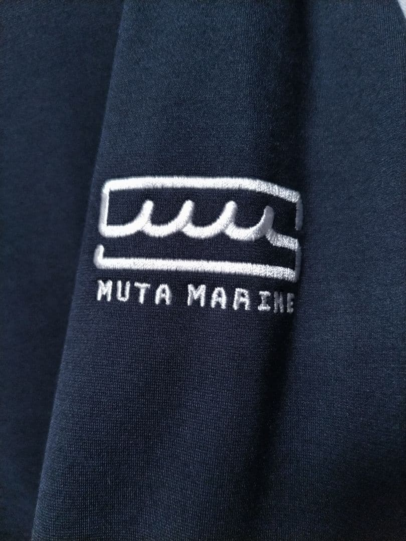新品　ムータマリンゴルフ　モックネック　ネイビー　2