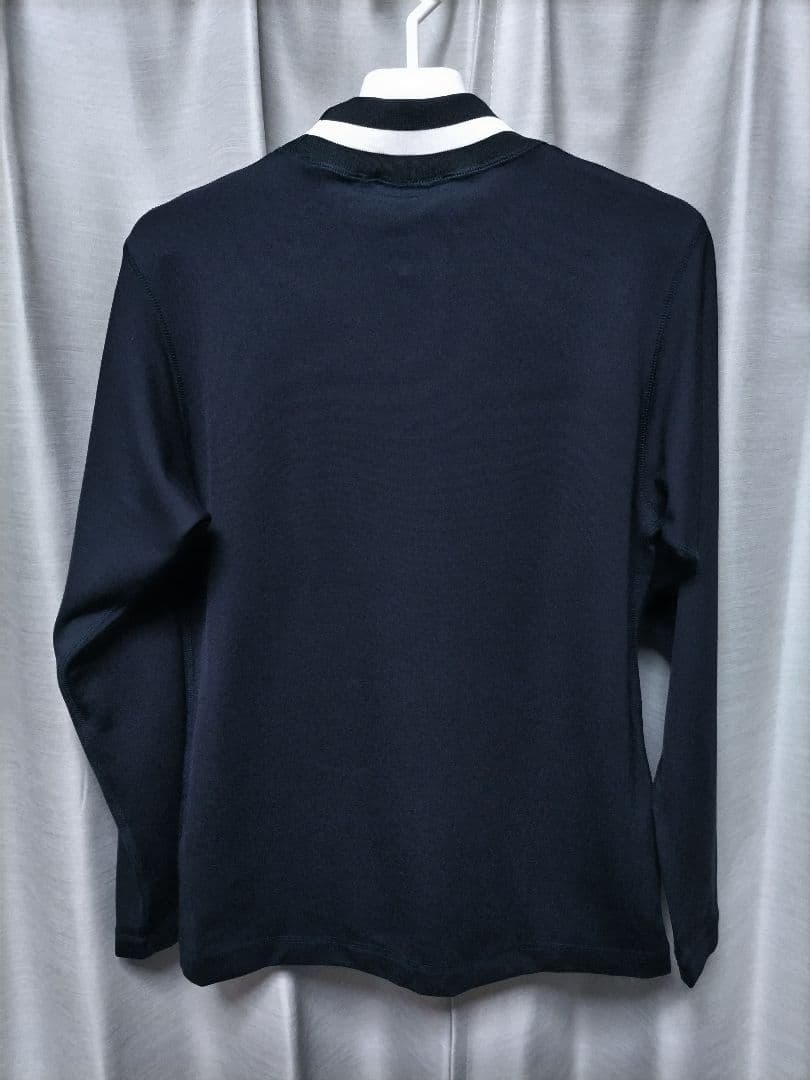 新品　ムータマリンゴルフ　モックネック　ネイビー　2