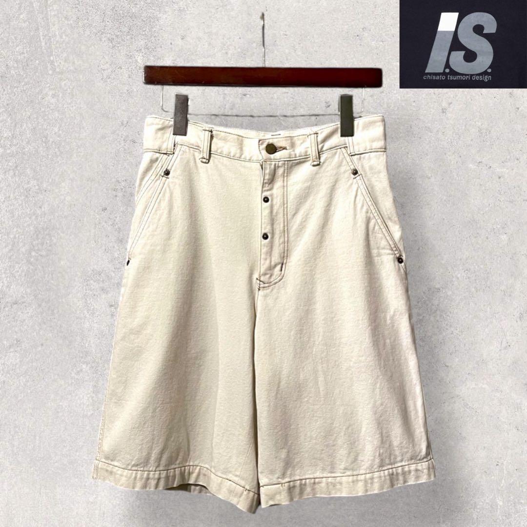 希少rare I.S. 80年代 ISSEY MIYAKE 白 ワイドショーツ