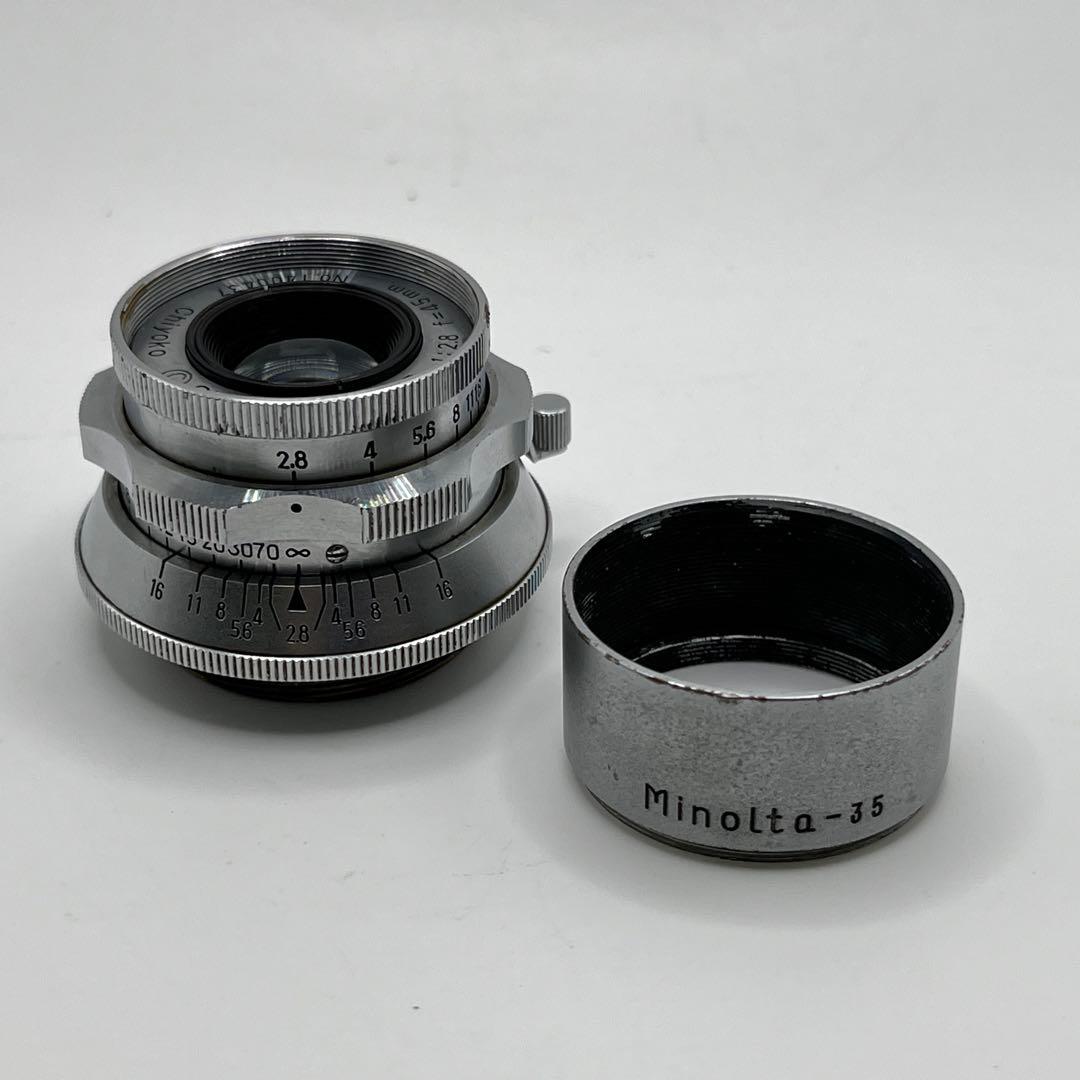 CHIYOKO SUPER ROKKOR 45mm f2.8 梅鉢 Lマウント