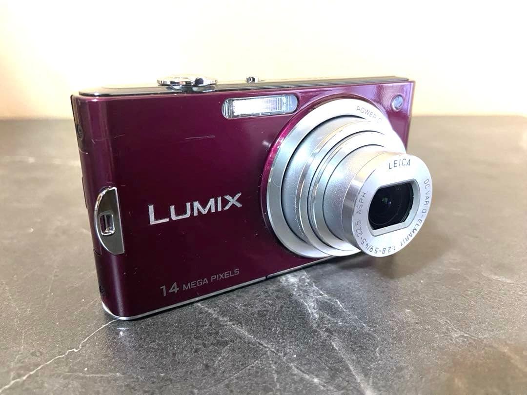 美品 パナソニックLUMIX DMC-FX66 デジタルカメラ パープル