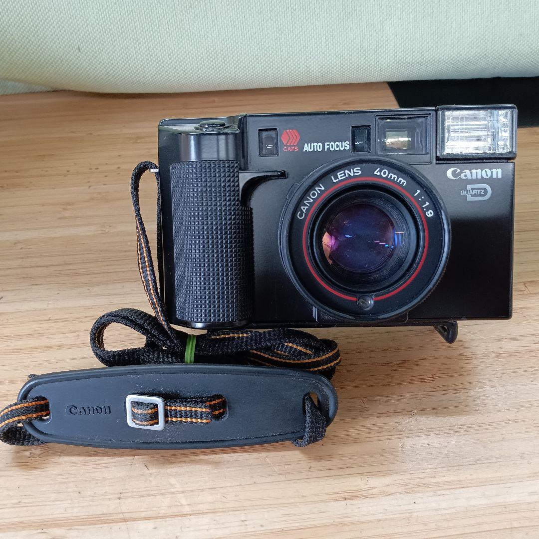 《TA1185》CANON オールドフィルムカメラ『AF35ML』ストラップ付き