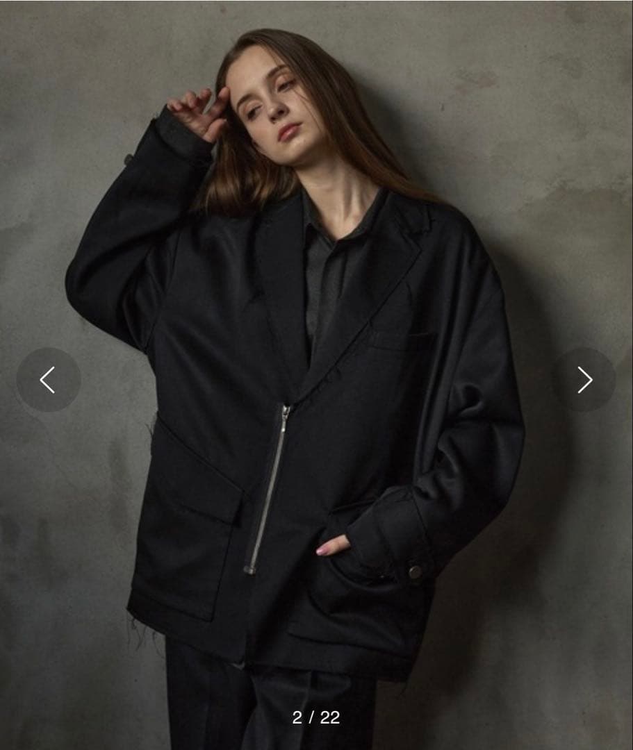 【CLEL core.】ウールテーラードブルゾン