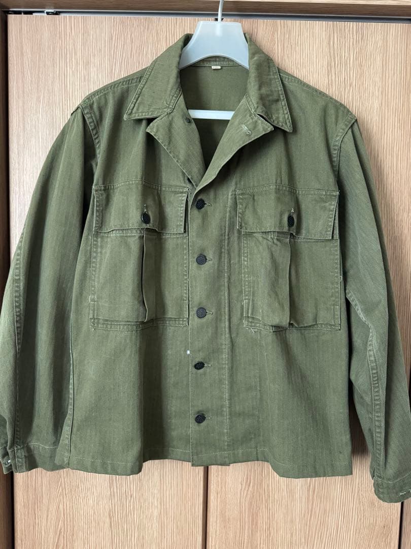 40s 米軍実物 M-43 HBT ヘリンボーン ジャケット　m43