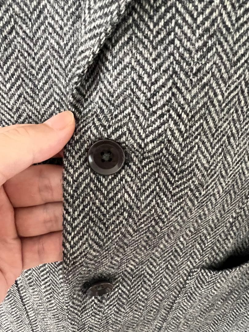 美品: Ring Jacket ×guji ヘリンボーン ジャケット