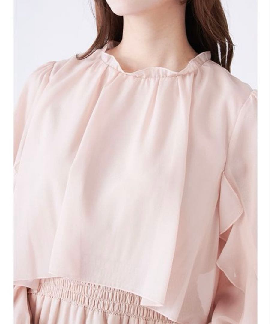 【タグ付き新品】 snidel ブラウスレイヤードフリルワンピース