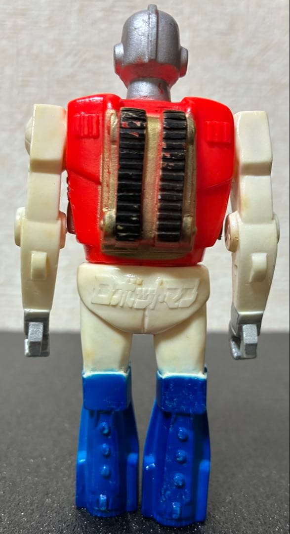 ミクロマン　ロボットマン　当時物　ソフビ　大里玩具