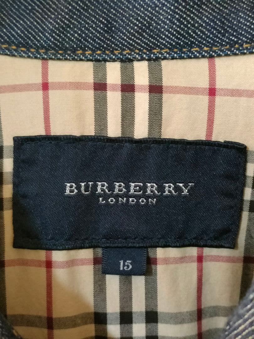 BURBERRY LONDON ダークブルー デニムジャケット