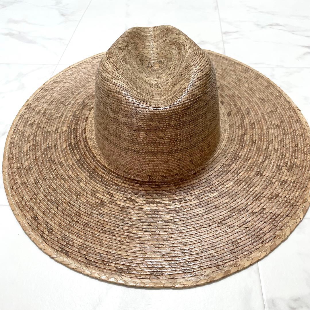 未使用タグ付き ラックオブカラー Fedora 麦わら帽子 中折れハット S/M