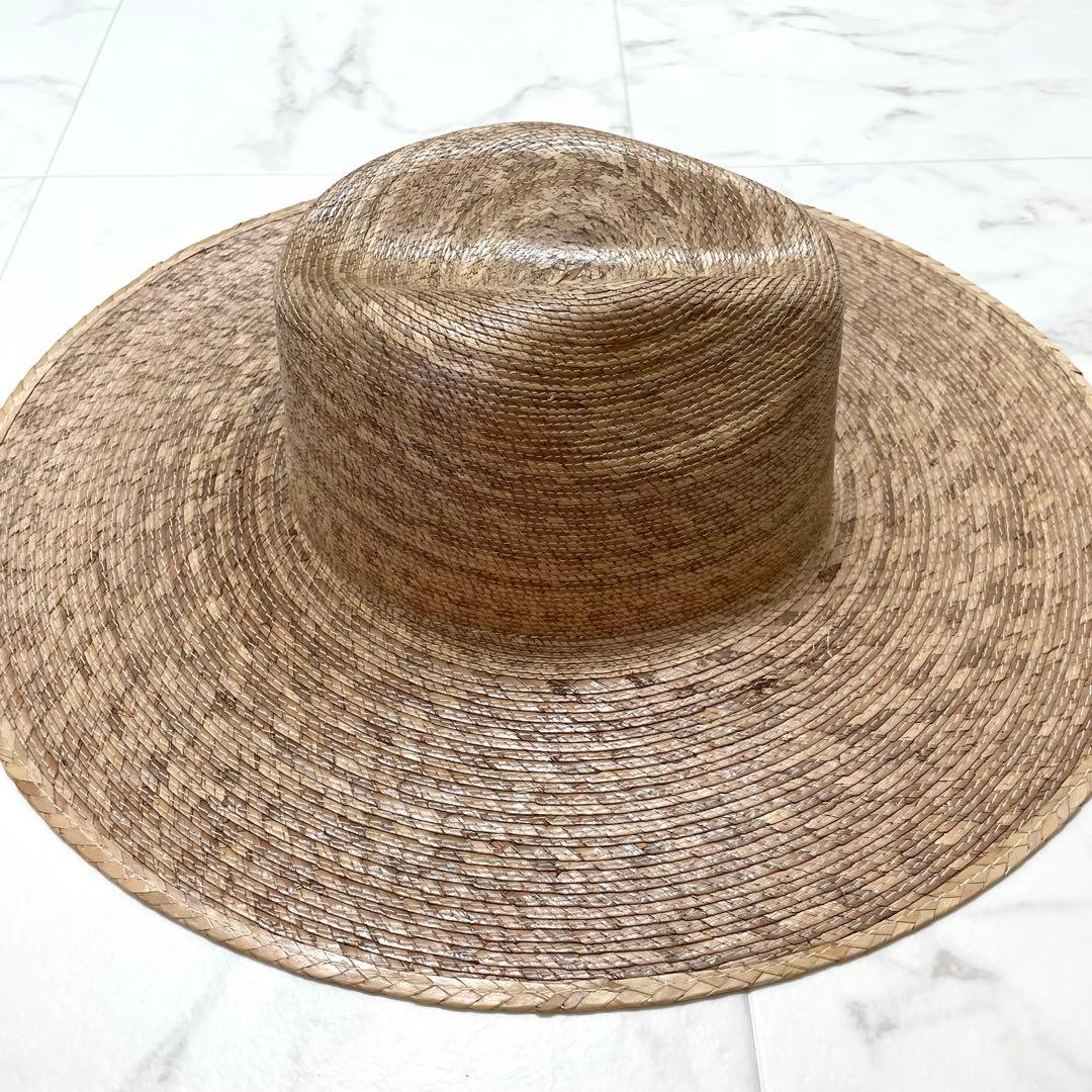 未使用タグ付き ラックオブカラー Fedora 麦わら帽子 中折れハット S/M