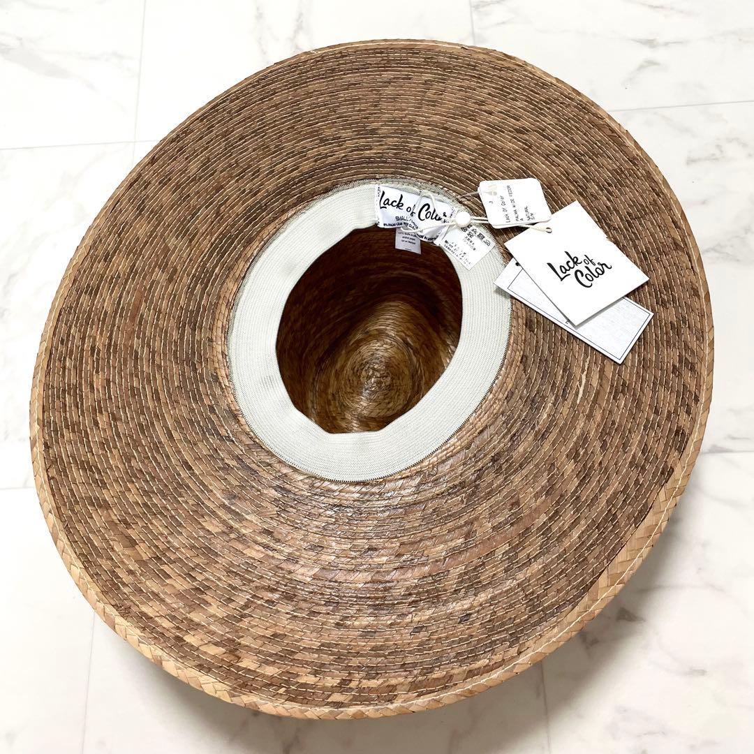 未使用タグ付き ラックオブカラー Fedora 麦わら帽子 中折れハット S/M