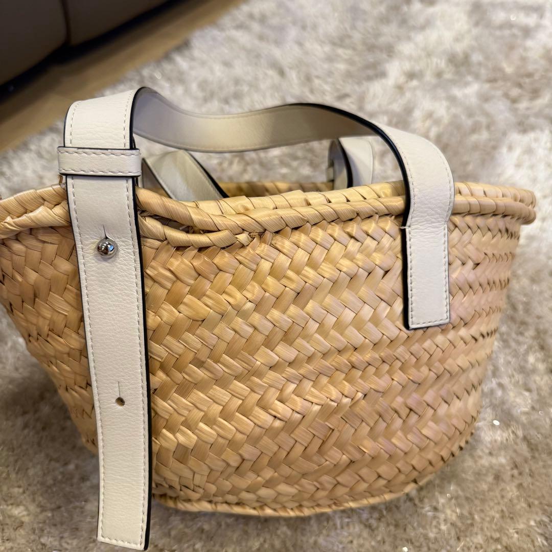 【巾着付き】かごバッグ　ロエベ