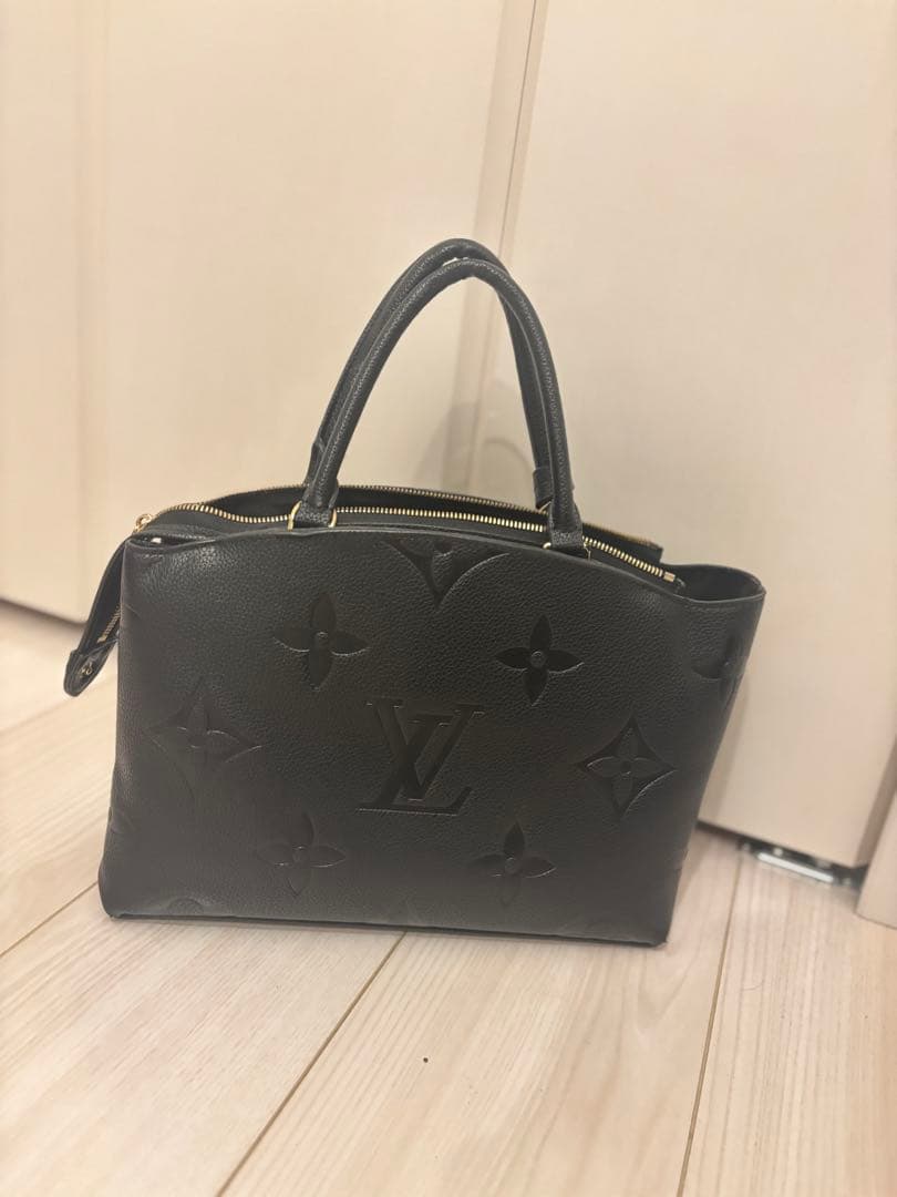 【ほぼ未使用】ルイヴィトン アンプラント モンテーニュMM ブラック 正規品