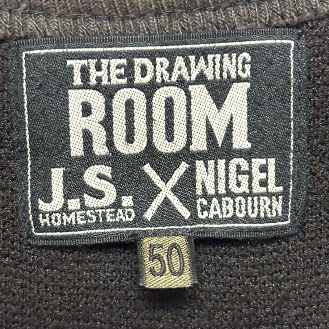 希少 Nigel Cabourn フィッシャーマン セーター 50 濃茶色 XL
