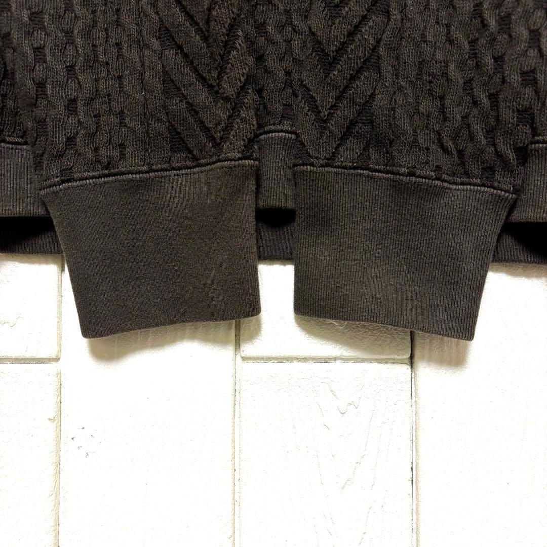 希少 Nigel Cabourn フィッシャーマン セーター 50 濃茶色 XL