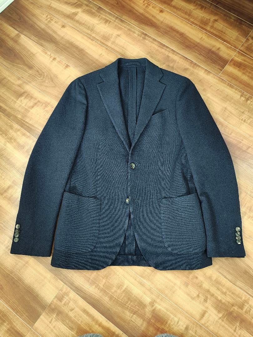 LARDINI ネイビー ビジネスジャケットサイズ44