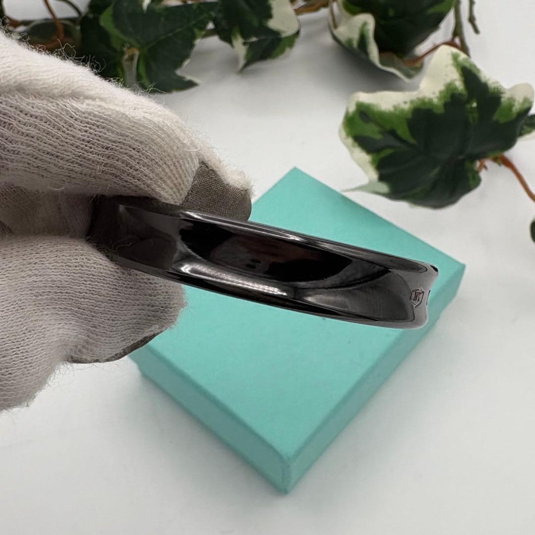 【ゆう様】ティファニー 1837 ナロー バングル チタン ブラック